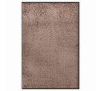 vidaXL Doormat Brown 80x120 cm Home Floor Decorative Barrier Welcome Mat Rug