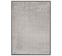 vidaXL Doormat Grey 60x80 cm Home Floor Decorative Barrier Welcome Mat Rug