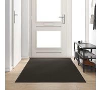 vidaXL Doormat Other Black 120 x 250 cm Polyamide and PVC