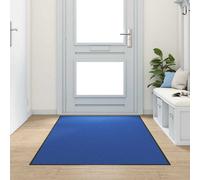 vidaXL Doormat Other Blue and Black 120 x 300 cm Polyamide and PVC