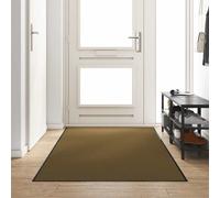 vidaXL Doormat Other Brown and Black 120 x 250 cm Polyamide and PVC