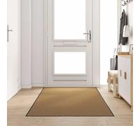 vidaXL Doormat Other Cream and Black 120 x 300 cm Polyamide and PVC