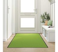 vidaXL Doormat Other Green and Black 120 x 250 cm Polyamide and PVC