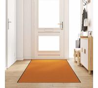 vidaXL Doormat Other Orange and Black 120 x 400 cm Polyamide and PVC