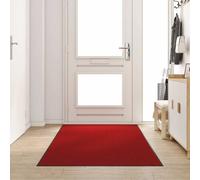 vidaXL Doormat Other Red and Black 120 x 300 cm Polyamide and PVC