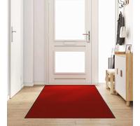 vidaXL Doormat Other Red and Black 120 x 350 cm Polyamide and PVC