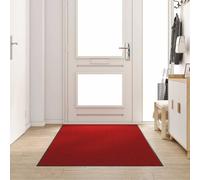 Vidaxl Doormat Red, Black 100% Polyamide, Pvc 250 X 120 X 0.9 Cm, Red