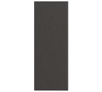 vidaXL Doormat Stripe Black and Grey 115x300 cm