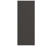 vidaXL Doormat Stripe Black and Grey 115x300 cm mat welcome mat
