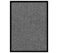 vidaXL Doormat Striped Anthracite 40x60 cm