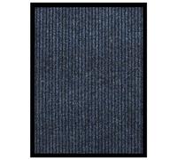 vidaXL Doormat Striped Blue 60x80 cm