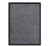 vidaXL Doormat Striped Grey 60x80 cm Home Floor Decorative Barrier Welcome Mat