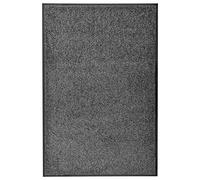 vidaXL Doormat Washable | Thick Durable Non-slip Design | Indoor/Outdoor Use | 100% Polyamide Fabric | Anthracite Colour | 60x90 cm Size