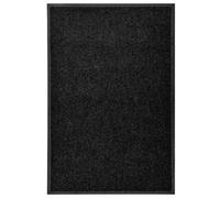 Vidaxl Doormat Washable Black 60X90 Cm