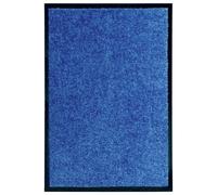vidaXL Doormat Washable Blue 40x60 cm