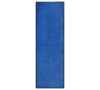 vidaXL Doormat Washable Blue 60x180 cm