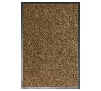 vidaXL Doormat Washable Brown 40x60 cm