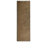 vidaXL Doormat Washable Brown 60x180 cm