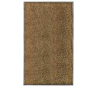 vidaXL Doormat Washable Brown 90x150 cm