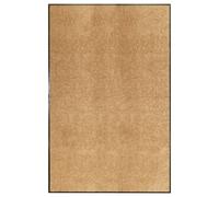 vidaXL Doormat Washable Cream 120x180 cm
