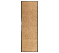 vidaXL Doormat Washable Cream Home Garden Barrier Entrance Rug for Front Door