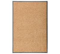 Vidaxl Doormat Washable Cream 60X90 Cm