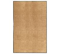 vidaXL Doormat Washable Cream Home Garden Barrier Entrance Rug for Front Door