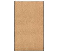 vidaXL Doormat Washable Cream Home Garden Barrier Entrance Rug for Front Door