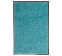 vidaXL Doormat Washable Cyan 40x60 cm