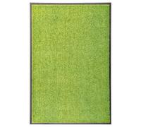 vidaXL Doormat Washable Green Home Garden Barrier Entrance Rug for Front Door
