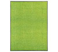 vidaXL Doormat Washable Green 90x120 cm