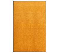 vidaXL Indoor/Outdoor Doormat - Orange, Non-Slip Backing, High Absorption Capacity, Portable, Machine Washable, Easy Maintenance, Helps Keep Your Home Clean - Size: 180x120 cm - For Home and Offic...