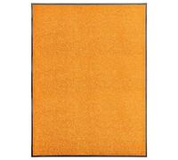 vidaXL Doormat Washable Orange 90x120 cm