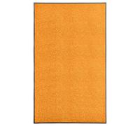 vidaXL Doormat Washable Orange 90x150 cm