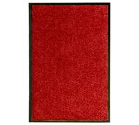 vidaXL Doormat Washable Red 40x60 cm