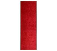 vidaXL Doormat Washable Red 60x180 cm
