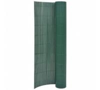'vidaXL Double-Sided Green Garden Fence, 110x300 cm - Versatile Usage as Section Divider, Path or Driveway Liner, Porch Windbreak, Made of Durable & Weather-Resistant PVC