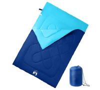 vidaXL Double Sleeping Bag with Pillows for Adults Camping Hiking 3-4 Seasons