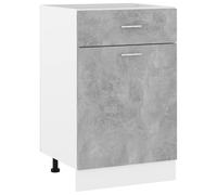 vidaXL Drawer Bottom Cabinet Lyon Concrete Grey 50x46x81.5 cm Engineered Wood