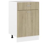 vidaXL Kitchen Cabinet Sonoma Oak Engineered Wood Kitchen Storage Organiser
