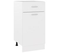 Vidaxl Drawer Bottom Cabinet Lyon White 40X46X81.5 Cm Engineered Wood