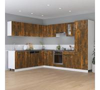 Vidaxl Drawer Bottom Cabinet Smoked Oak 60X46X81.5 Cm Engineered Wood