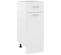 vidaXL Drawer Bottom Cabinet White 30x46x81.5 cm Engineered Wood UK