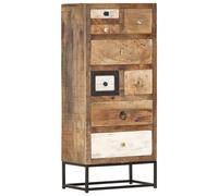 vidaXL Drawer Cabinet 45x30x105cm Solid Reclaimed Wood Chest Storage Dresser