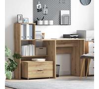 vidaXL Drawer Cabinet Brown 55 x 45 x 33.5 cm Engineered wood