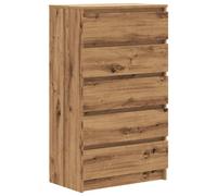 vidaXL Drawer Cabinet Filing Cabinet Drawer Chest Artisan Oak Engineered Wood