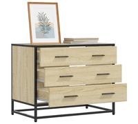 vidaXL Drawer Cabinet Sonoma Oak 70x41x56 cm Engineered Wood