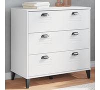 vidaXL Drawer Cabinet VIKEN White Engineered Wood NEW