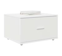 vidaXL Drawer Cabinet White 55 x 45 x 33.5 cm Engineered wood, Elegant Living Room Storage, Modern Drawer Cabinet, Rectangular Organizer, Functional Home Furniture, Stylish Shelving Solutions