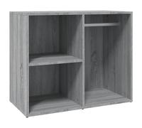 vidaXL Dressing Cabinet Bedroom Furniture Cosmetic Wardrobe Dressing Storage Cupboard Closet Storage Cabinet with Shelf Grey Sonoma Engineered Wood